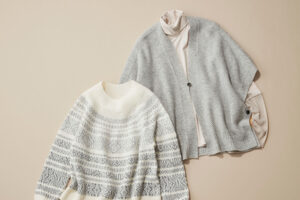 J7086*美品*Leilian/レリアン*Ferla社製生地*レディース*アルパカ ウール混*薄手*ツイードテーラードジャケット*ブルー系*サイズ11/L相当 レリアン（Leilian）公式サイト