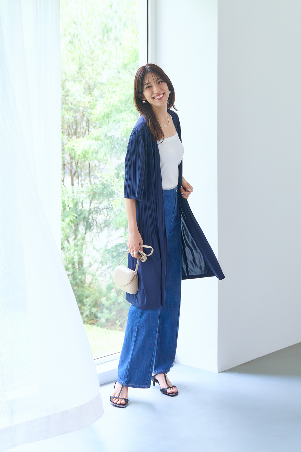 訳あり◇LEILIAN レリアン ウール　ジャケット 羽織り　ネイビー 新品【Leilian レリアン】春夏羽織りもの テーラードジャケット